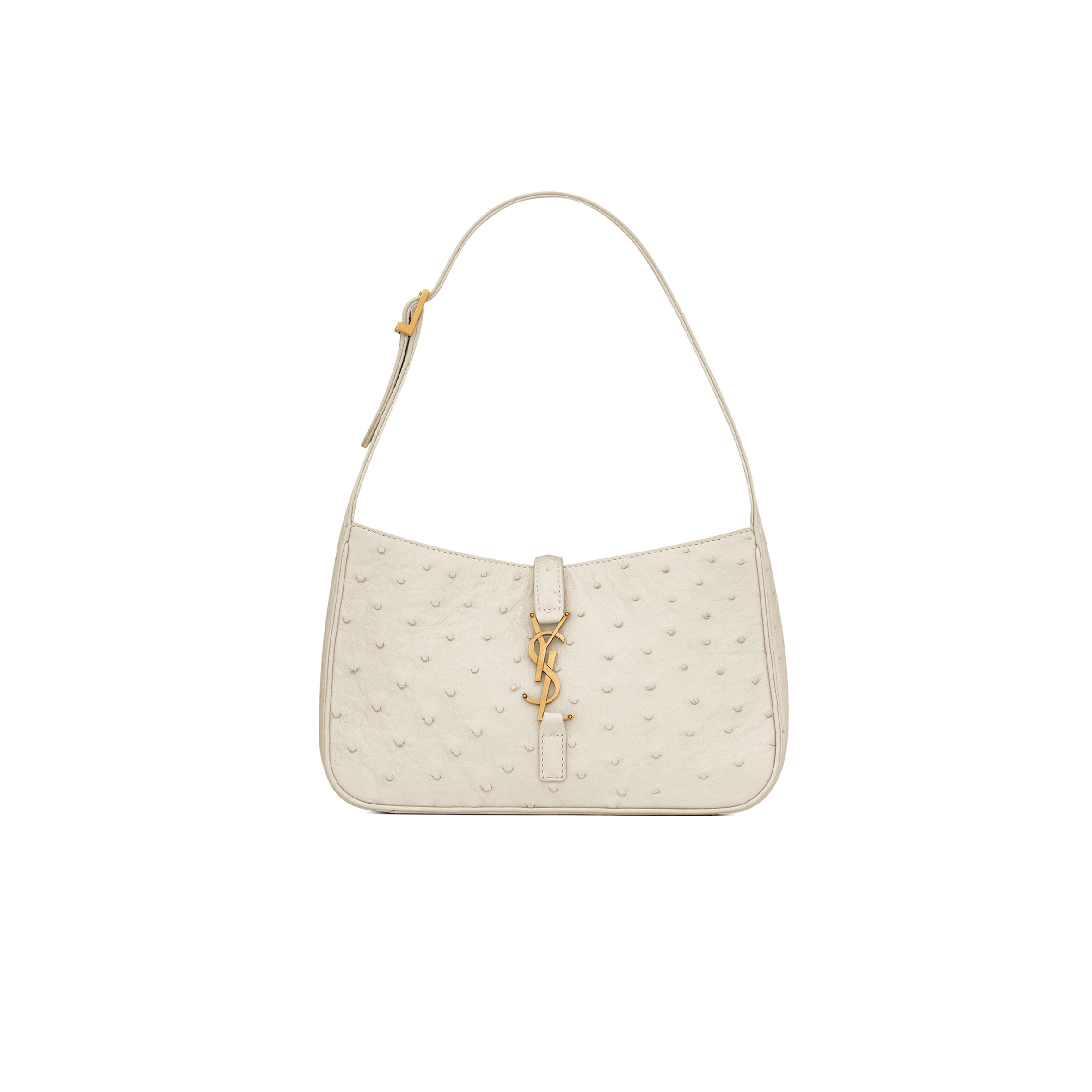 YSL LE 5 À 7 IN OSTRICH 657228L3F0W9207 (23*16*6.5cm)